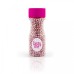 Suikerparels metallic roze 4mm 75g